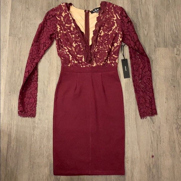 Lulus Lace Bodycon Dress - Picture 3 of 7